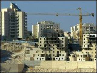 منطقة بناء في المستوطنات