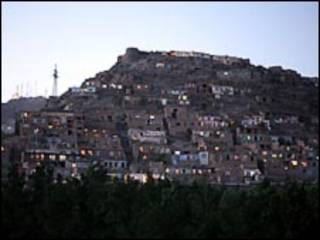 نمایی از شهر کابل
