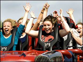 Montanha-russa no Thorpe Park (Foto: Divulgação)