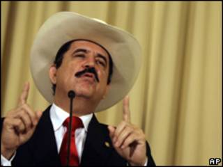 Manuel Zelaya, presidente depuesto de Honduras
