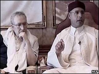 Abdelbaset Ali al-Megrahi y Seif al-Islam