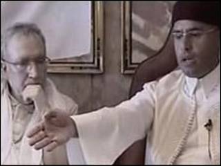 سیف الاسلام قذافی و مقراحی