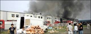 EACC bị cháy trong ngày 22/08/2009 - Ảnh: Agencja Gazeta