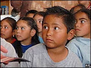 Niño en la escuela