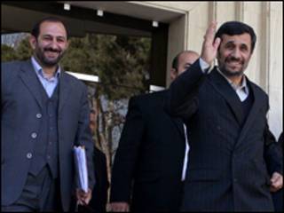 احمدی نژاد و سعیدلو- عکس از خبرگزاری مهر