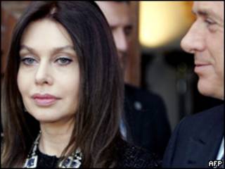 Veronica Lario y Silvio Berlusconi