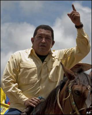 Hugo Chávez, presidente de Venezuela