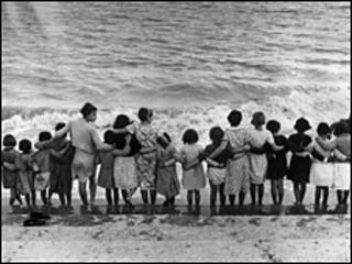 Niños republicanos exiliados.