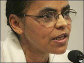 A senadora Marina Silva