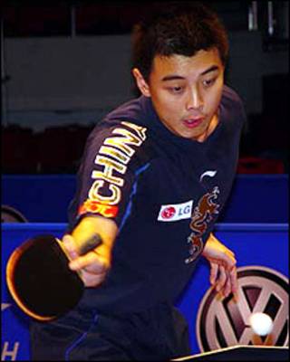 Wang Hao (foto: cortesia da Federação Internacional de Tênis de Mesa)