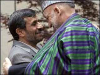حامد کرزی و محمود احمدی نژاد