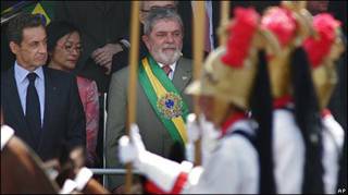 Lula da Silva y Nicolas Sarkozy