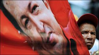 Marcha en favor de Chávez