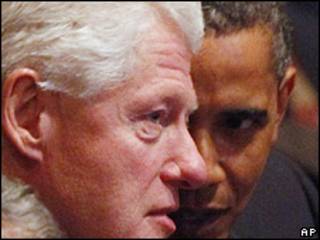 Bill Clinton y Barack Obama
