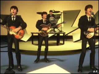 Imagen del videojuego "The Beatles: Rock Band."