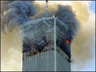 Torre do WTC depois de ataque