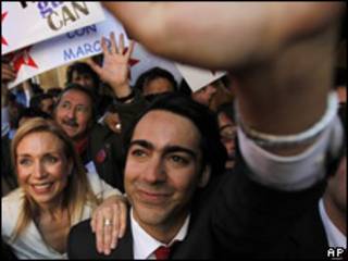 Marco Enríquez-Ominami, candidato a la presidencia de Chile