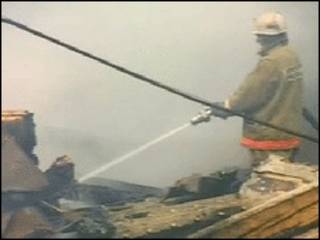 Incendio en Kazajistán