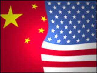 中美国旗