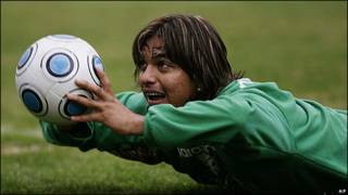 Jugadores del equipo de fútbol de Bolivia