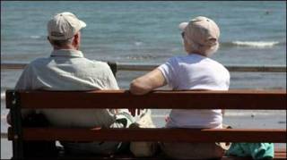 Pareja de edad avanzada