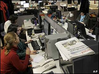 Redacción del diario Clarín