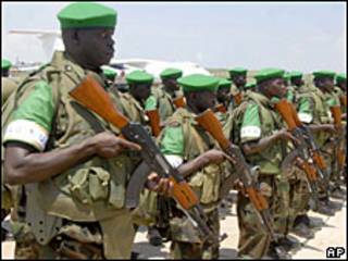 AU troops