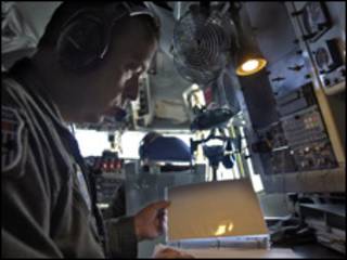 Piloto estadounidense (foto cortesía sitio de internet del Comando Sur)