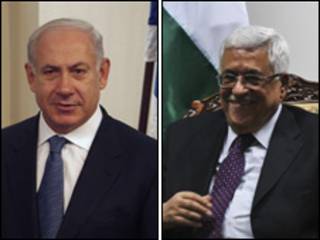 Benjamin Netanyahu e Mahmoud Abbas