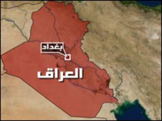 بغداد على خارطة العراق