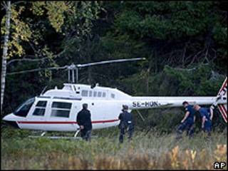 Polícia sueca encontra helicóptero que teria sido usado em roubo