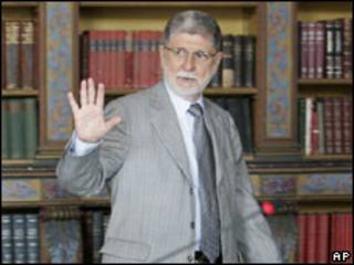 O ministro de Relações Exteriores, Celso Amorim