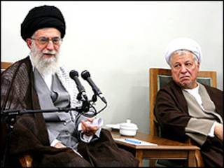 علی خامنه ای و اکبر هاشمی