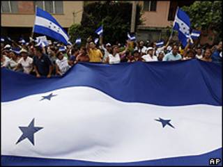 Manifestación en Honduras