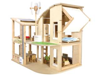 Casa de muñecas ecológica