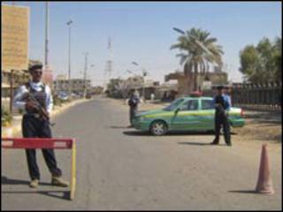 حاجز للشرطة