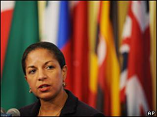 Susan Rice, enviada de EE.UU. en la ONU