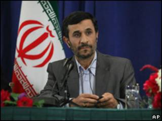 Mahmoud Ahmadinejad, presidente de Irán