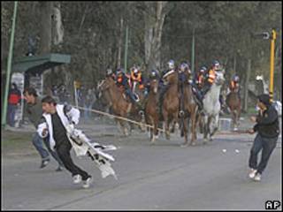 Protesta en Argentina (Foto: 25/09/09)