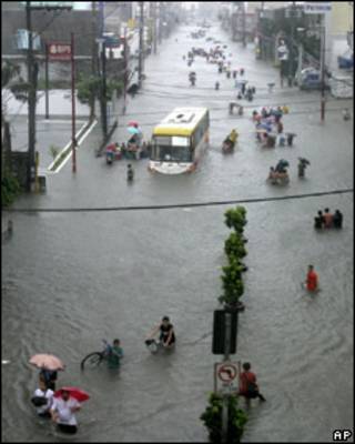 Inundação nas Filipinas