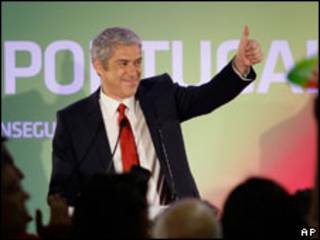 O primeiro-ministro de Portugal, José Sócrates
