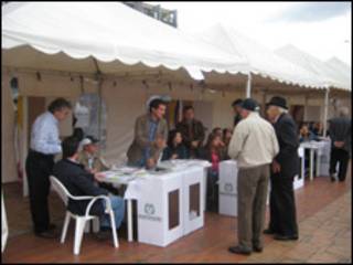 Votación en Colombia (foto Hernando Salazar)