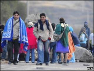Movilización indígena en Ecuador