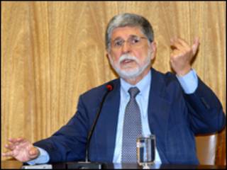 O ministro das Relações Exteriores, Celso Amorim (Foto: Renato Araujo/ABr)