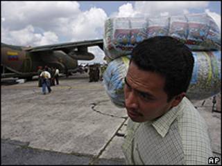 Envío de alimentos a Guatemala desde Venezuela
