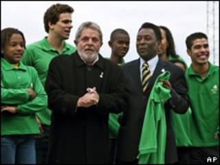 Lula, Pelé e atletas
