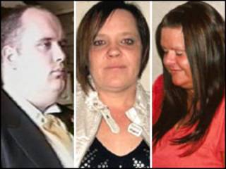 Colin Blanchard, Vanessa George e Angela Allen