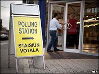 Votación en Irlanda, 2 de octubre 2009