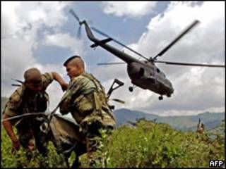 Soldados del ejército colombiano