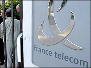 Placa da France Télécom (arquivo)
